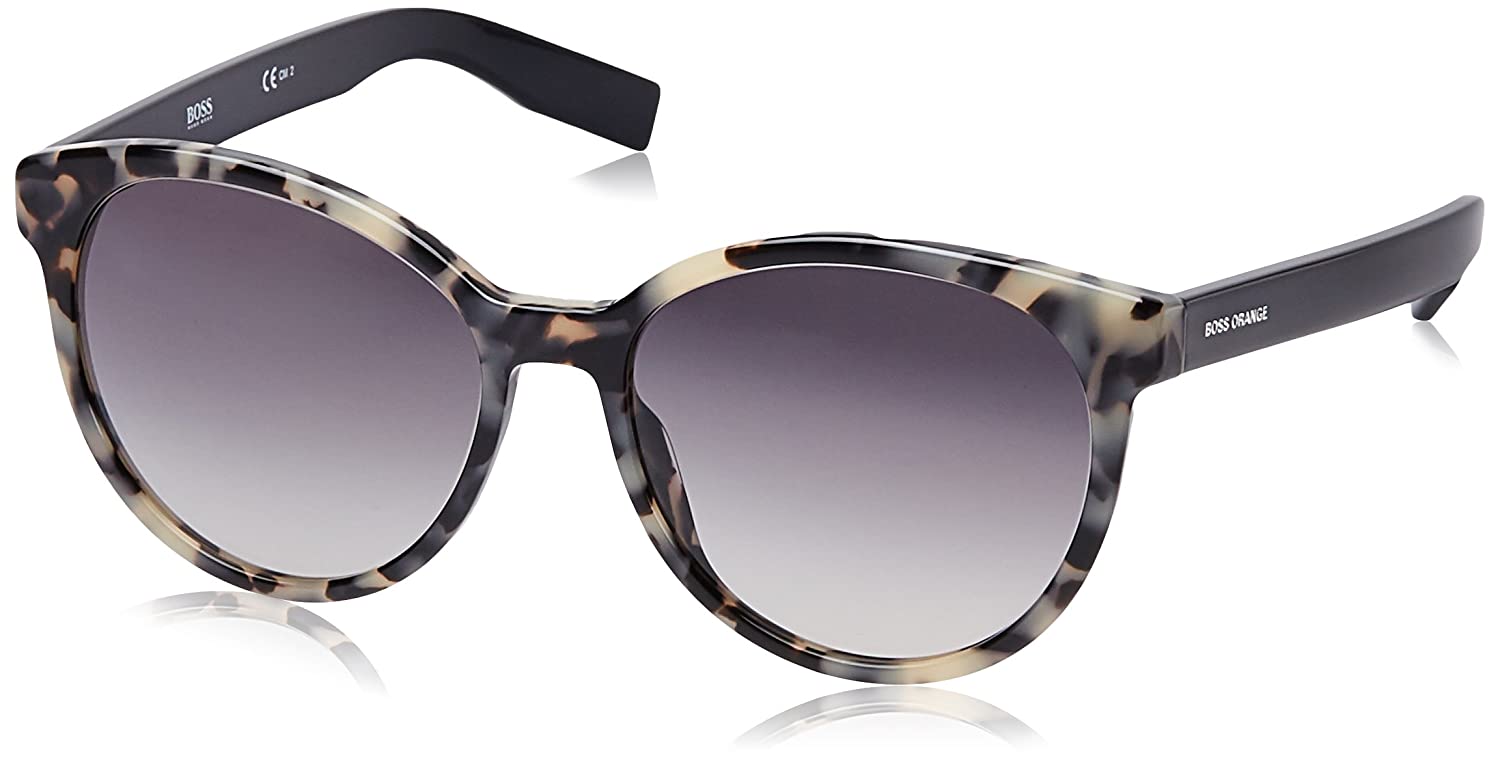 Hugo Boss Orange | Black Havana Ki white and black tortise sunglasses 3/4 view - moorganstern