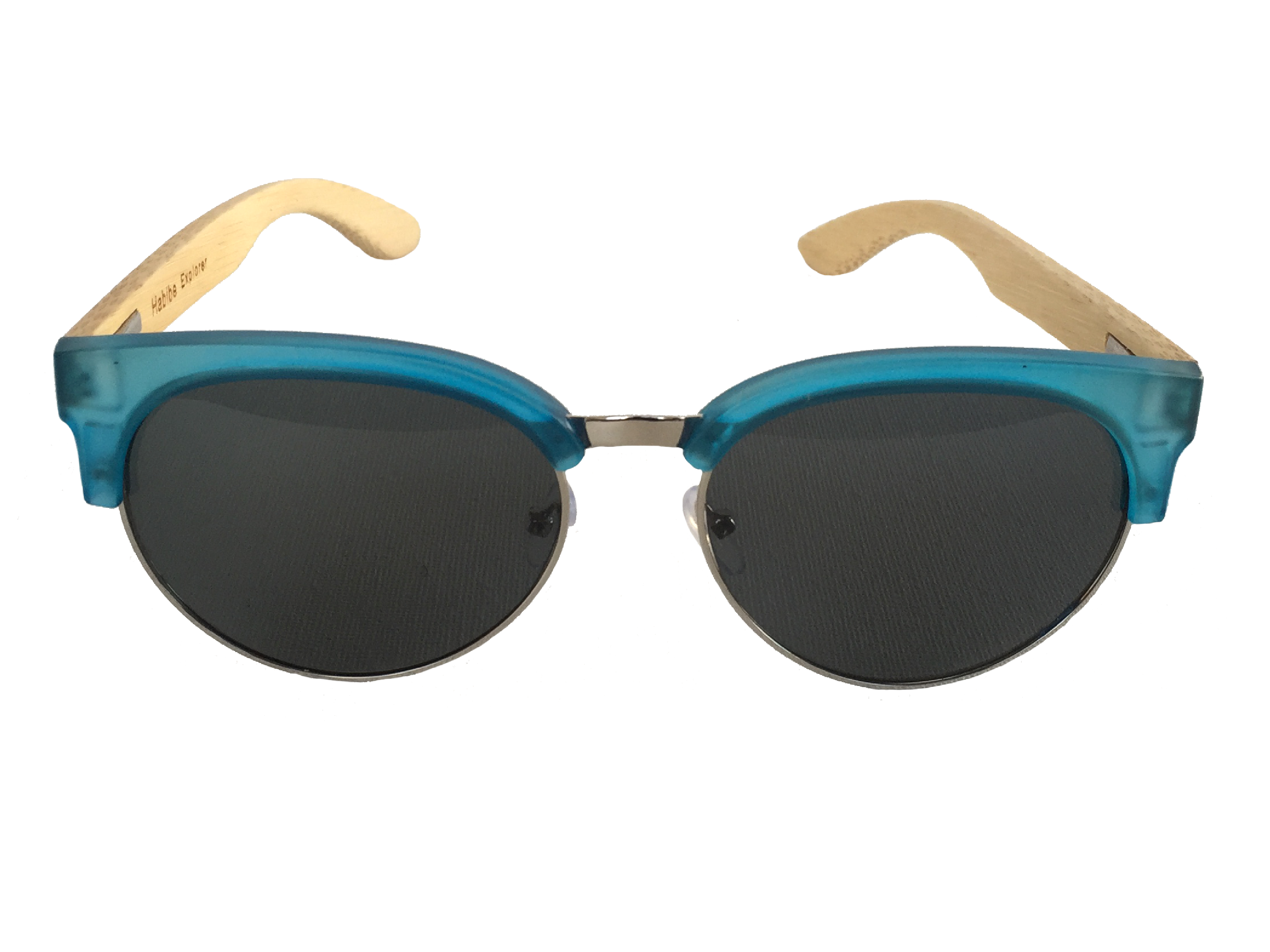 Habibe Blue Mojo wooden and platic front view - moorganstern