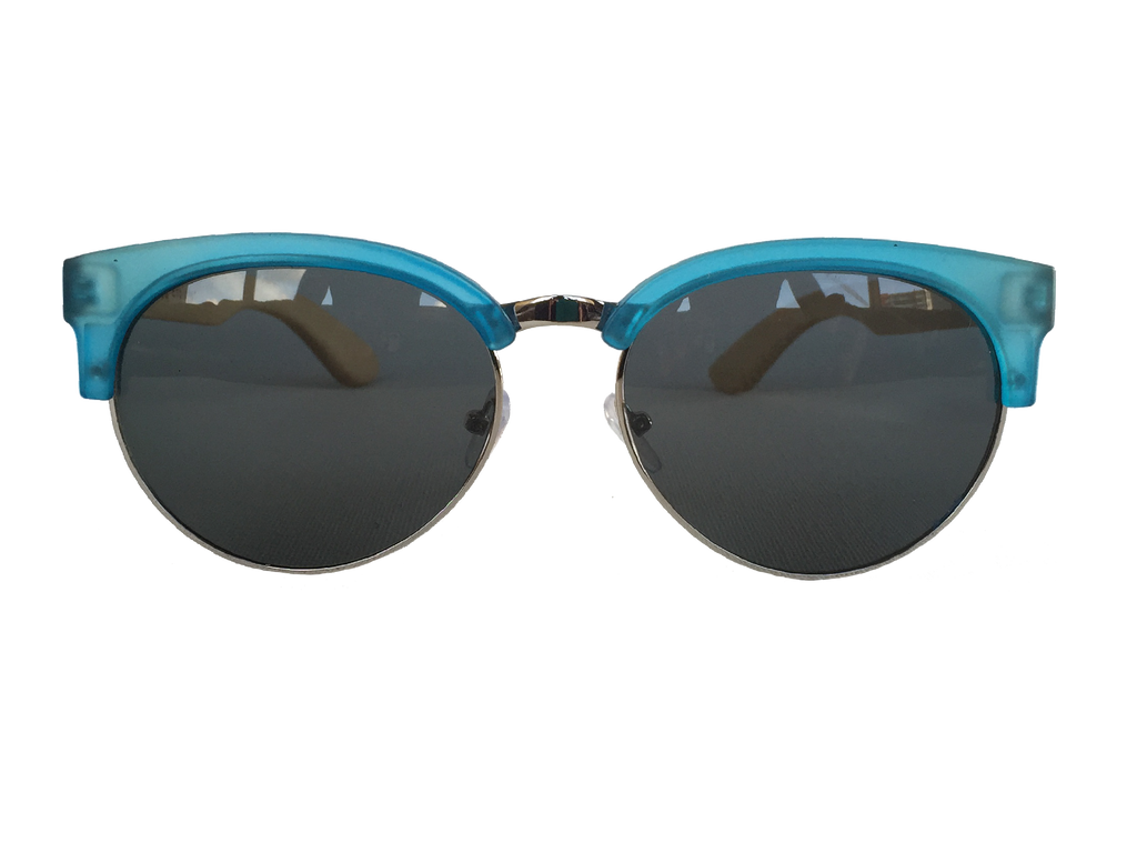 Habibe Blue Mojo wooden and plastic front view - moorganstern