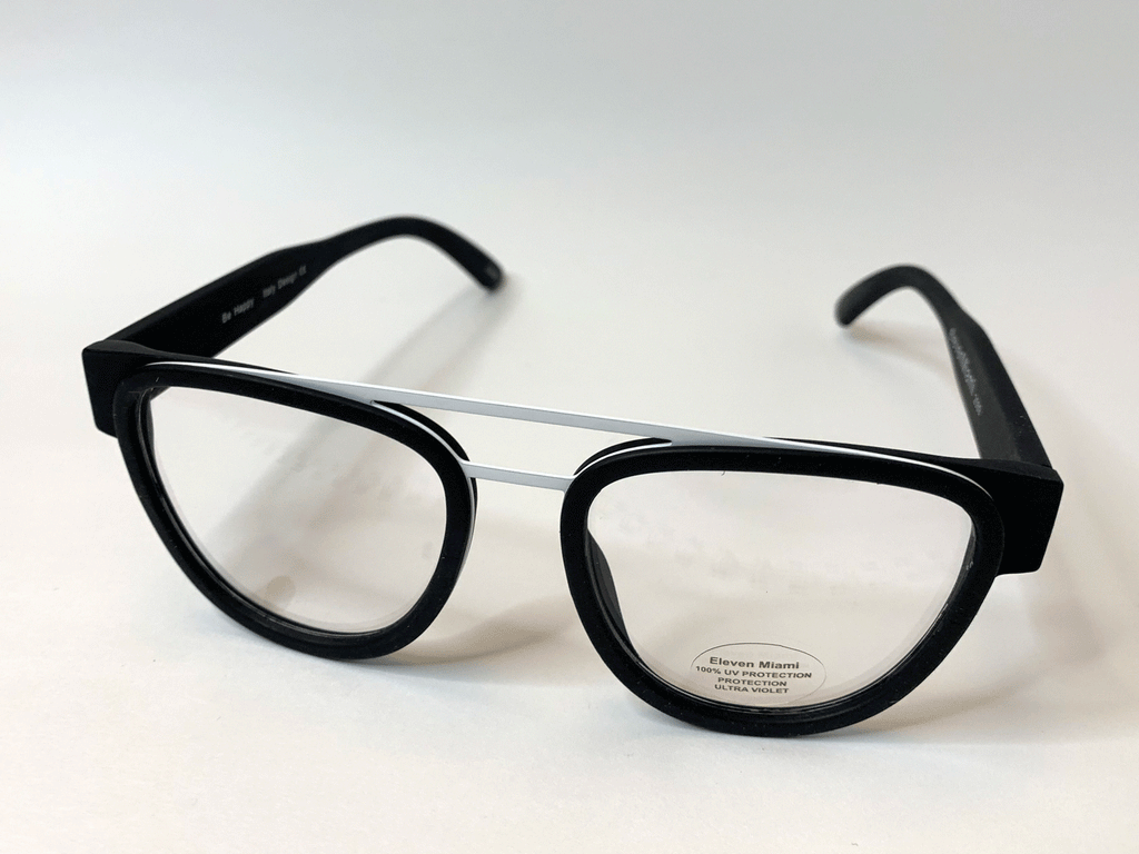 Scholar sunglasses with bridge look 3/4 view - moorganstern